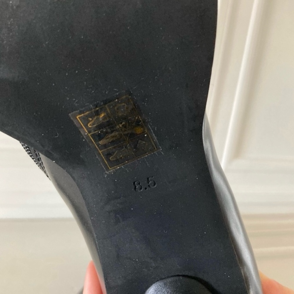 NWT Free People Jeffery Campbell Taysha Tall Black Leather Boots Sz 8.5 - Picture 6 of 7